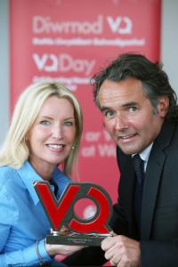 Last year’s VQ Employer of the Year, Nicola and Tim Williams of Hengoed Court and Hengoed Park care homes, Swansea.