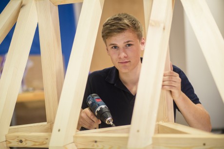 Simon McCall seeking a place in the UK team for WorldSkills in Brazil.