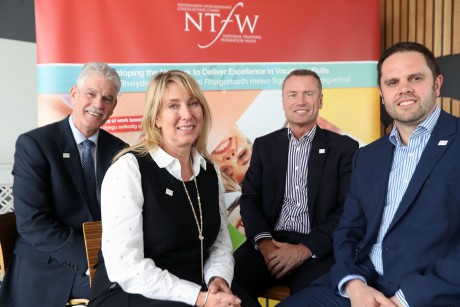 The NTfW’s new board members (from left) Gareth Matthews, Ruth Collinge, Alan Mackey and Grant Santos.