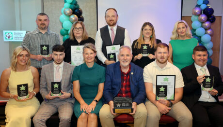 Group photo of award winners.